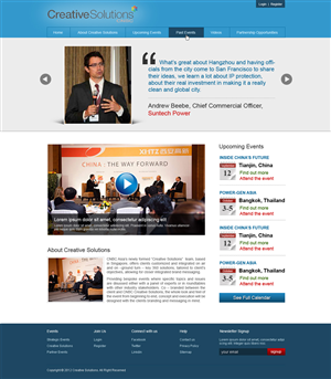 Web Design par Desire Design Solutions pour clickTRUE Pte Ltd | Design : #859945