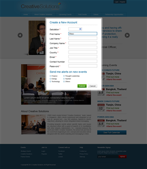 Web Design by Desire Design Solutions for clickTRUE Pte Ltd | Design: #862889