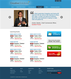 Web Design by Desire Design Solutions for clickTRUE Pte Ltd | Design: #862901