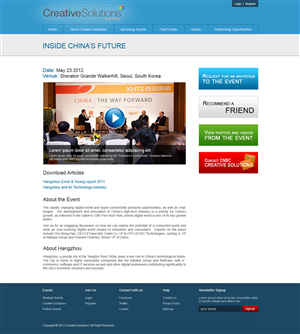Web Design by Desire Design Solutions for clickTRUE Pte Ltd | Design: #862952