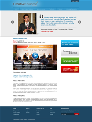 Web Design by Desire Design Solutions for clickTRUE Pte Ltd | Design: #867155