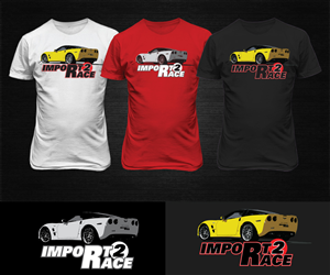 T-shirt Design by Sergio Coelho for Import2race.com | Design: #3517968