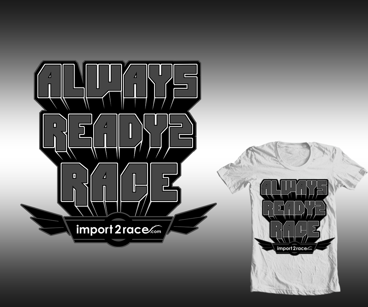 T-shirt Design by due for Import2race.com | Design #3552444