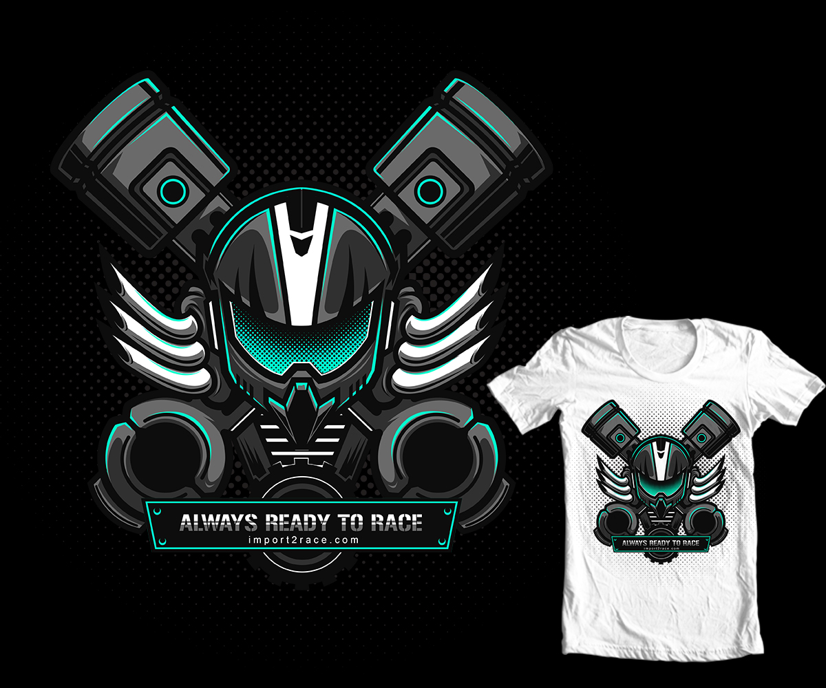 T-shirt Design by due for Import2race.com | Design #3557665