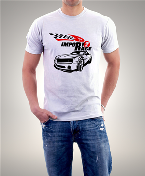 T-shirt Design by Oscar Chavez Espinosa for Import2race.com | Design: #3483153