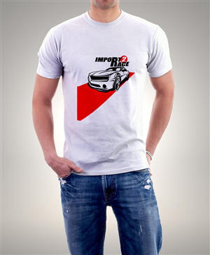 T-shirt Design by Oscar Chavez Espinosa for Import2race.com | Design: #3483159