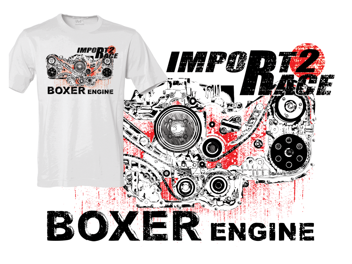 T-shirt Design by Kiki Hermawan for Import2race.com | Design #3545489
