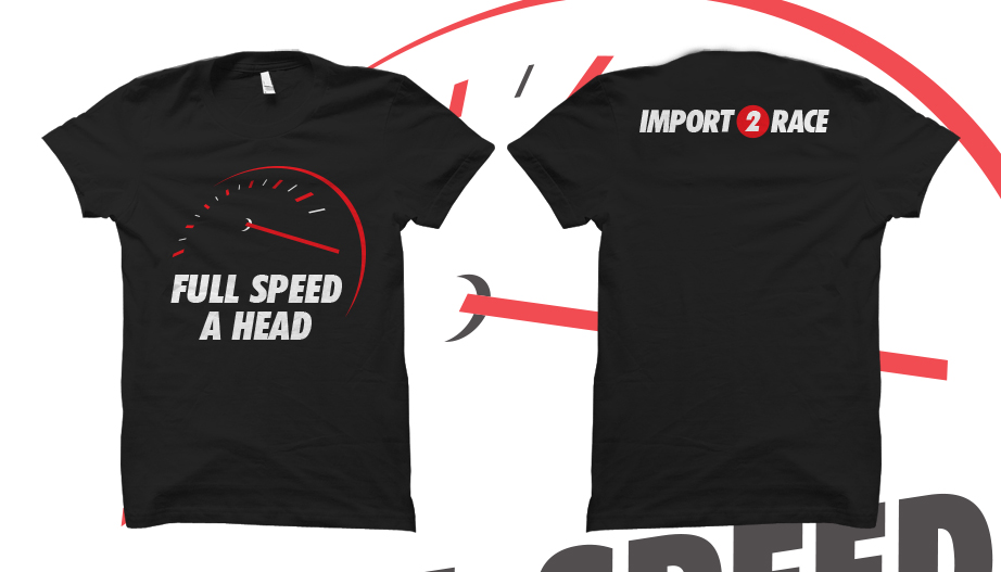 T-shirt Design by sikamcoy222 for Import2race.com | Design #3530774