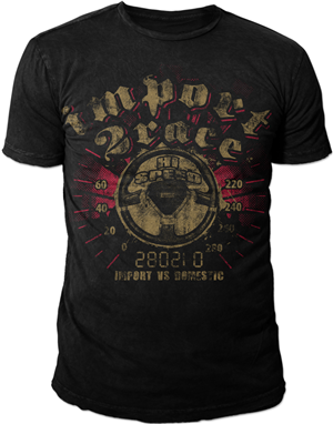 T-shirt Design by BABLEO for Import2race.com | Design: #3551241
