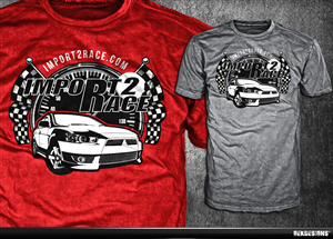 T-shirt Design by gekgrfx for Import2race.com | Design: #3533142