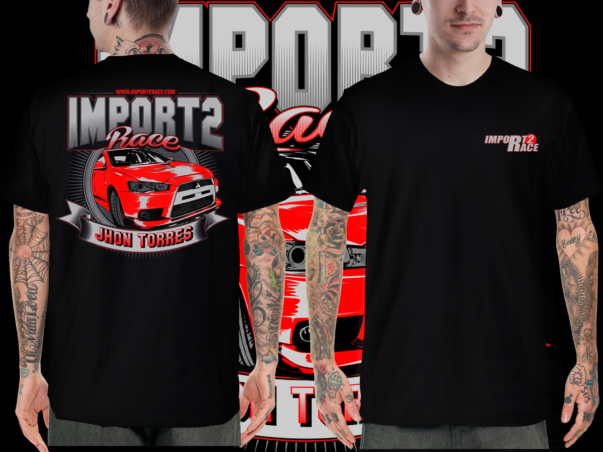 T-shirt Design by a.o.d for Import2race.com | Design #3539887