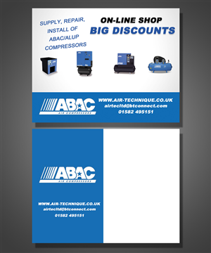 Postcard Design by Kevin C for air technique 'bedford'ltd | Design: #3463571