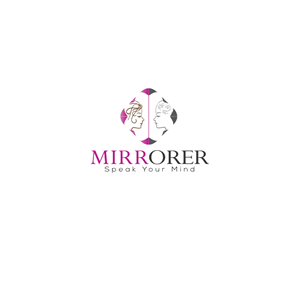 Mirrorer  Speak Your Mind | Logo Design by Gentle Spring Rain