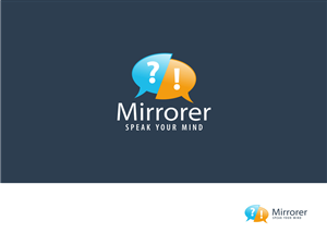 Mirrorer  Speak Your Mind | Logo Design by Atvento Graphics
