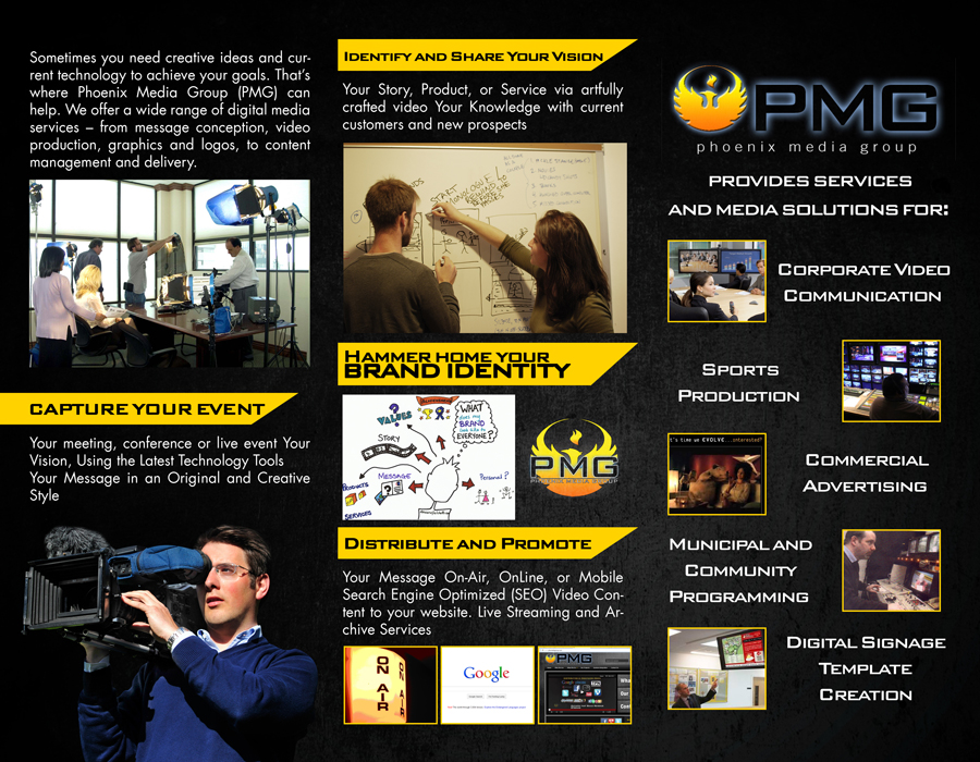 13 Bold Playful Small Business Brochure Designs for a Small Business