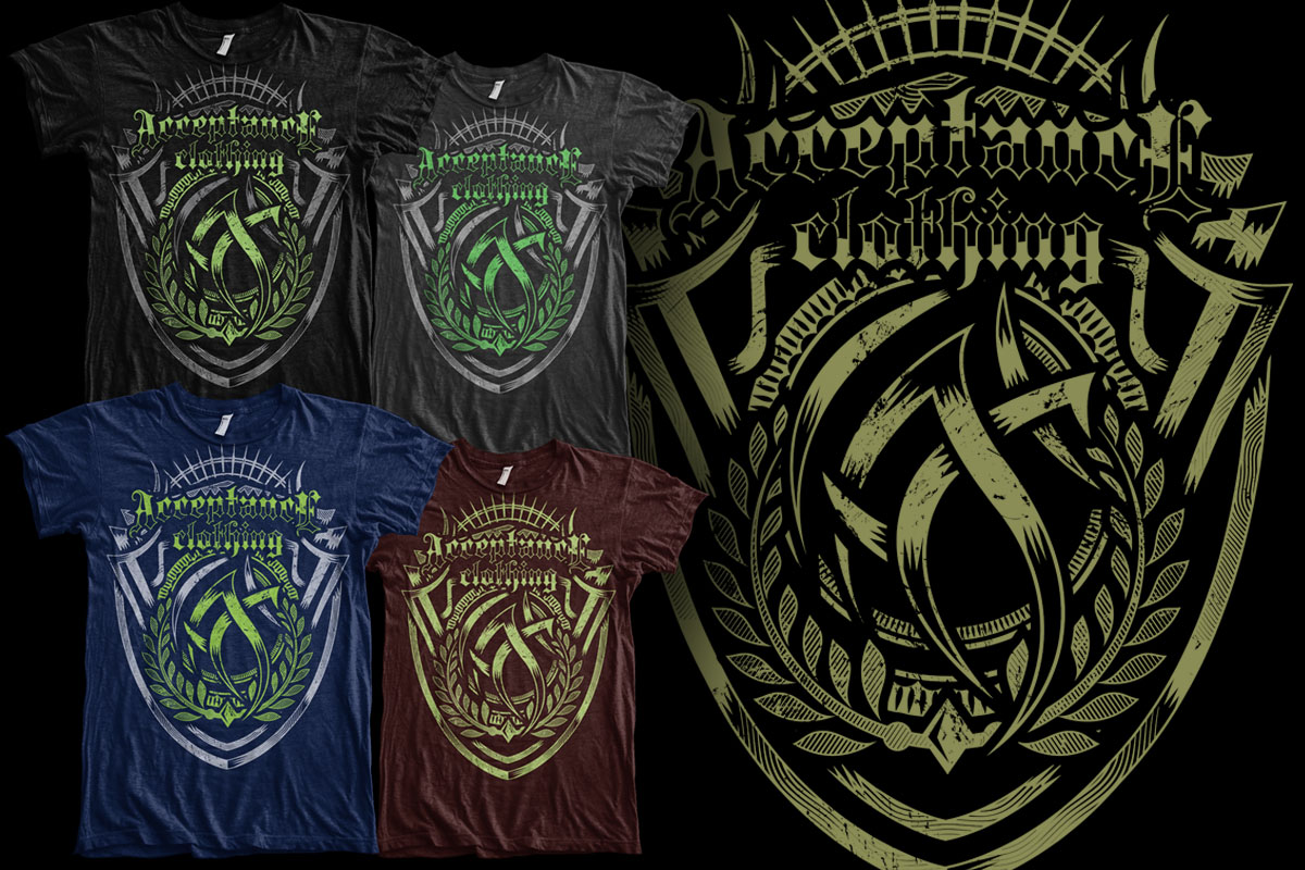 T-shirt Design by xxJACExx for Acceptance Clothing | Design #3483954