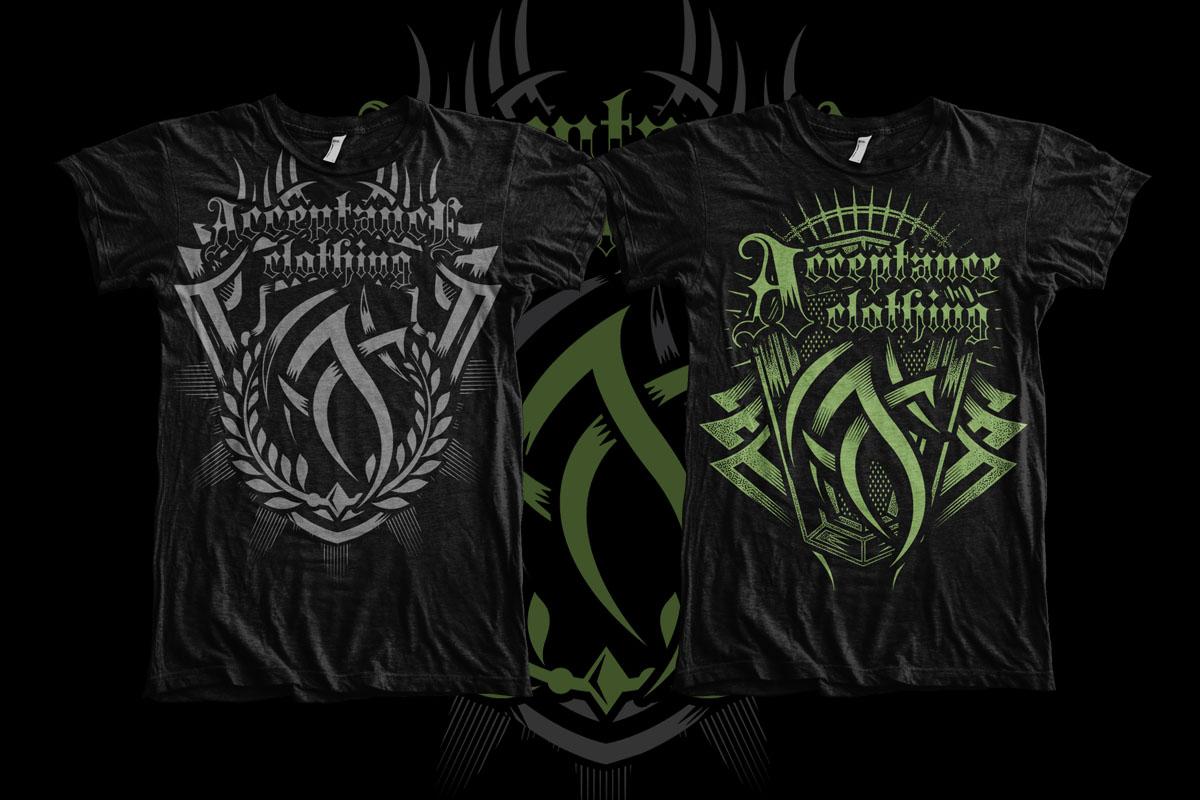 T-shirt Design by xxJACExx for Acceptance Clothing | Design #3510718