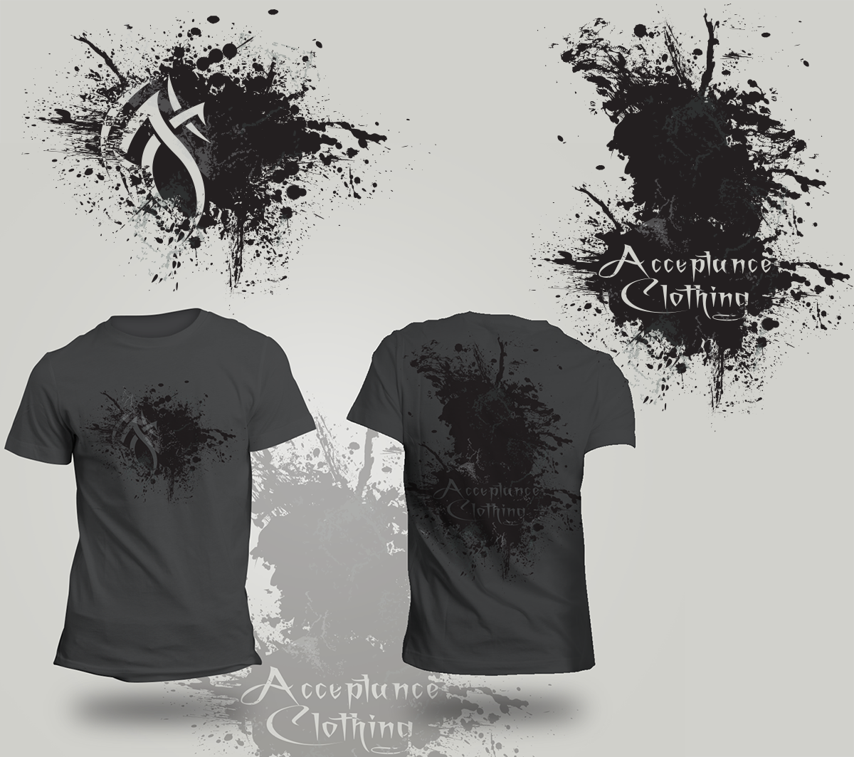 T-Shirt-Design von Ermina für Acceptance Clothing | Design #3471842