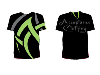 T-shirt Design by lana for Acceptance Clothing | Design #3465090