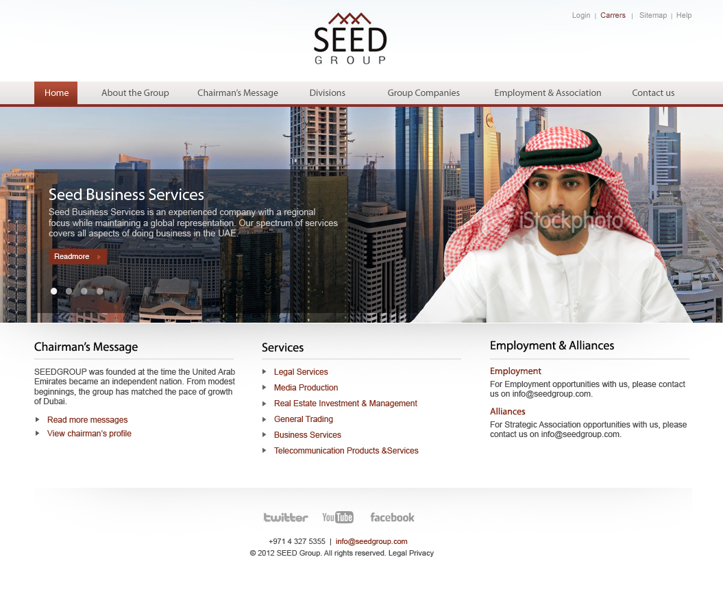 Web Design by Epul for Seed Group | Design #878047