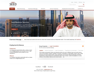 Web Design by Epul for Seed Group | Design: #882355