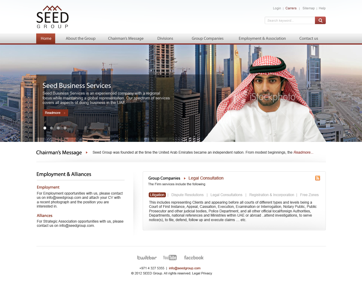 Web Design by Epul for Seed Group | Design #883842