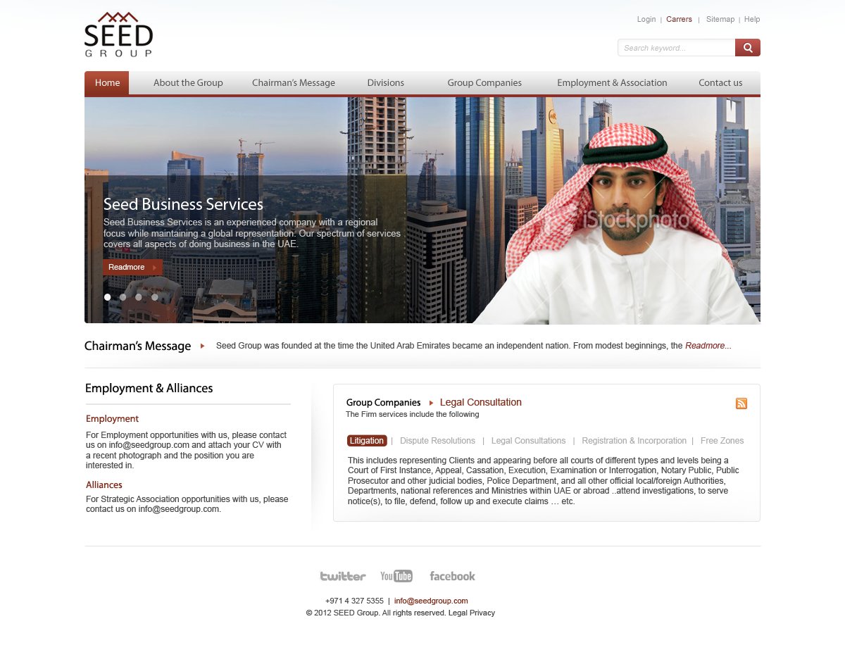 Web Design by Epul for Seed Group | Design #883847
