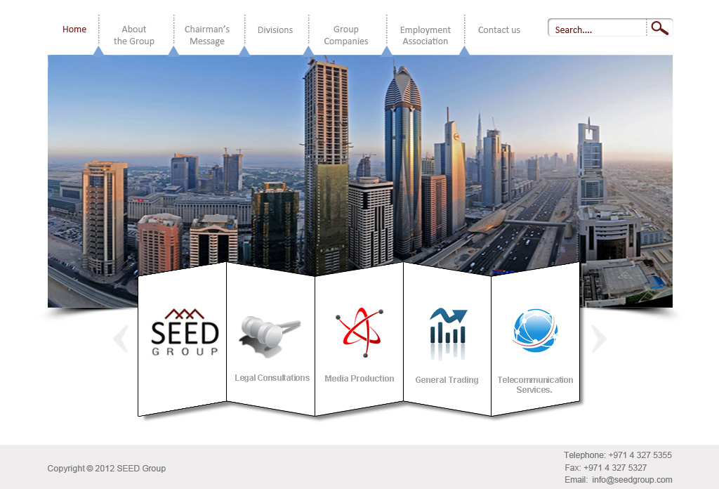 Web Design par Desire Design Solutions pour Seed Group | Design #856007