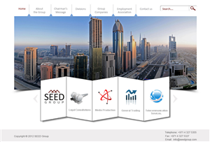 Web Design by Desire Design Solutions for Seed Group | Design: #856007