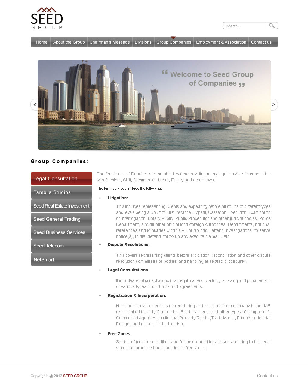 Web Design par Desire Design Solutions pour Seed Group | Design #874571