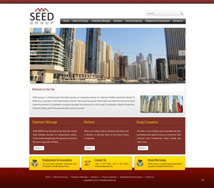 Web Design by pb for Seed Group | Design: #874697
