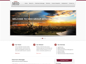Web Design by Budi Tanrim for Seed Group | Design: #857262