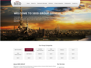 Web Design by Budi Tanrim for Seed Group | Design: #858019