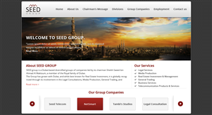 Web Design by Budi Tanrim for Seed Group | Design: #862427