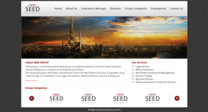 Web Design by Budi Tanrim for Seed Group | Design: #863971