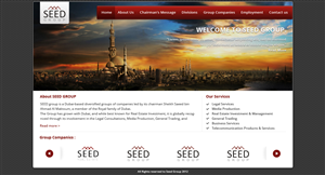 Web Design by Budi Tanrim for Seed Group | Design: #865109