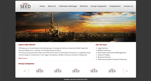 Web Design by Budi Tanrim for Seed Group | Design: #871695