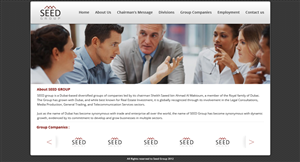 Web Design by Budi Tanrim for Seed Group | Design: #871717