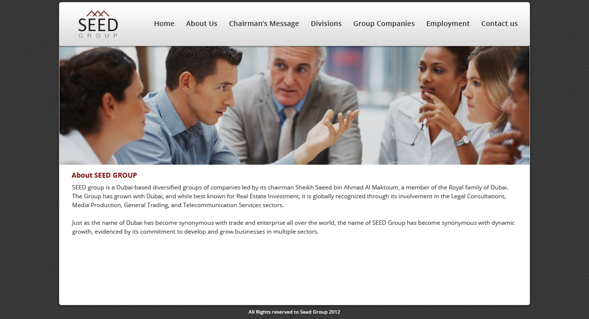 Web Design par Budi Tanrim pour Seed Group | Design #871718