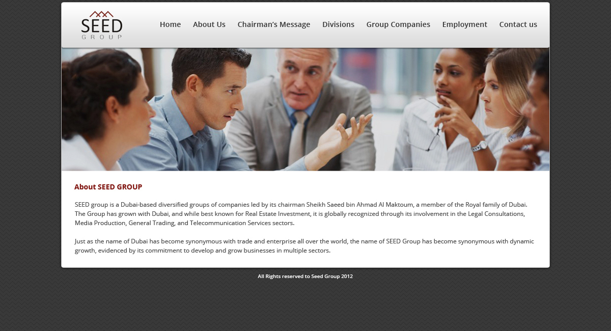 Web Design by Budi Tanrim for Seed Group | Design #871721