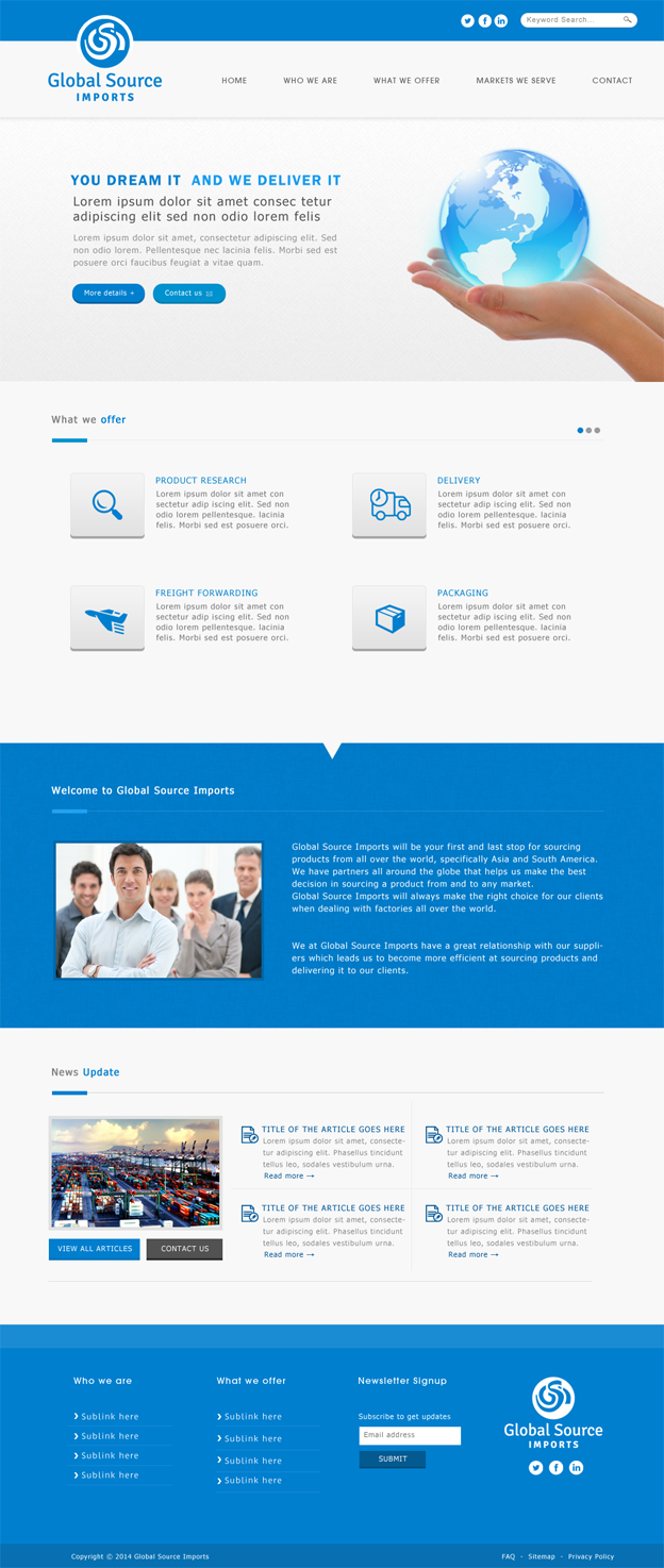 Web Design by JM for this project | Design #3507015