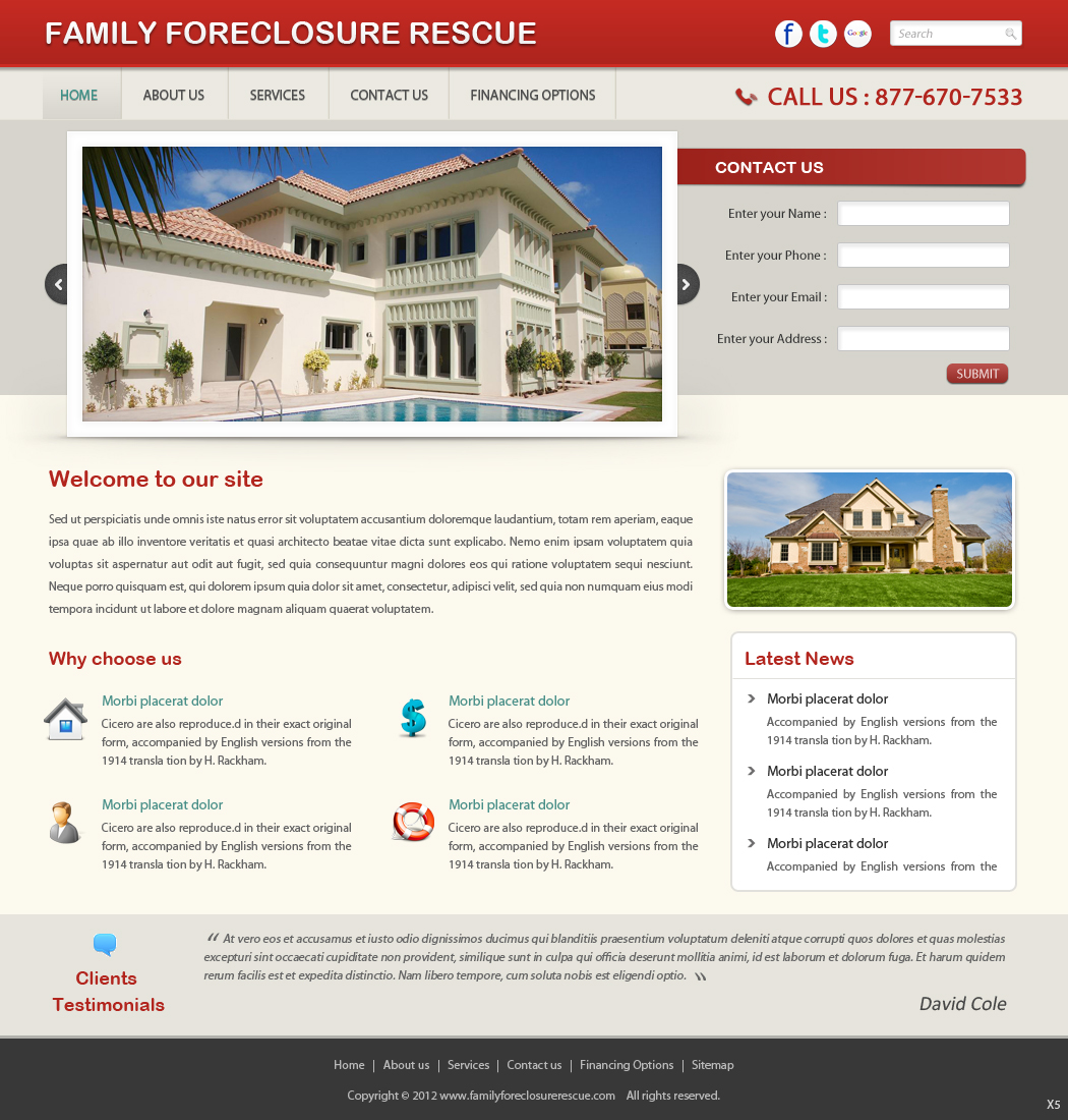 Web Design by pb for this project | Design #854694