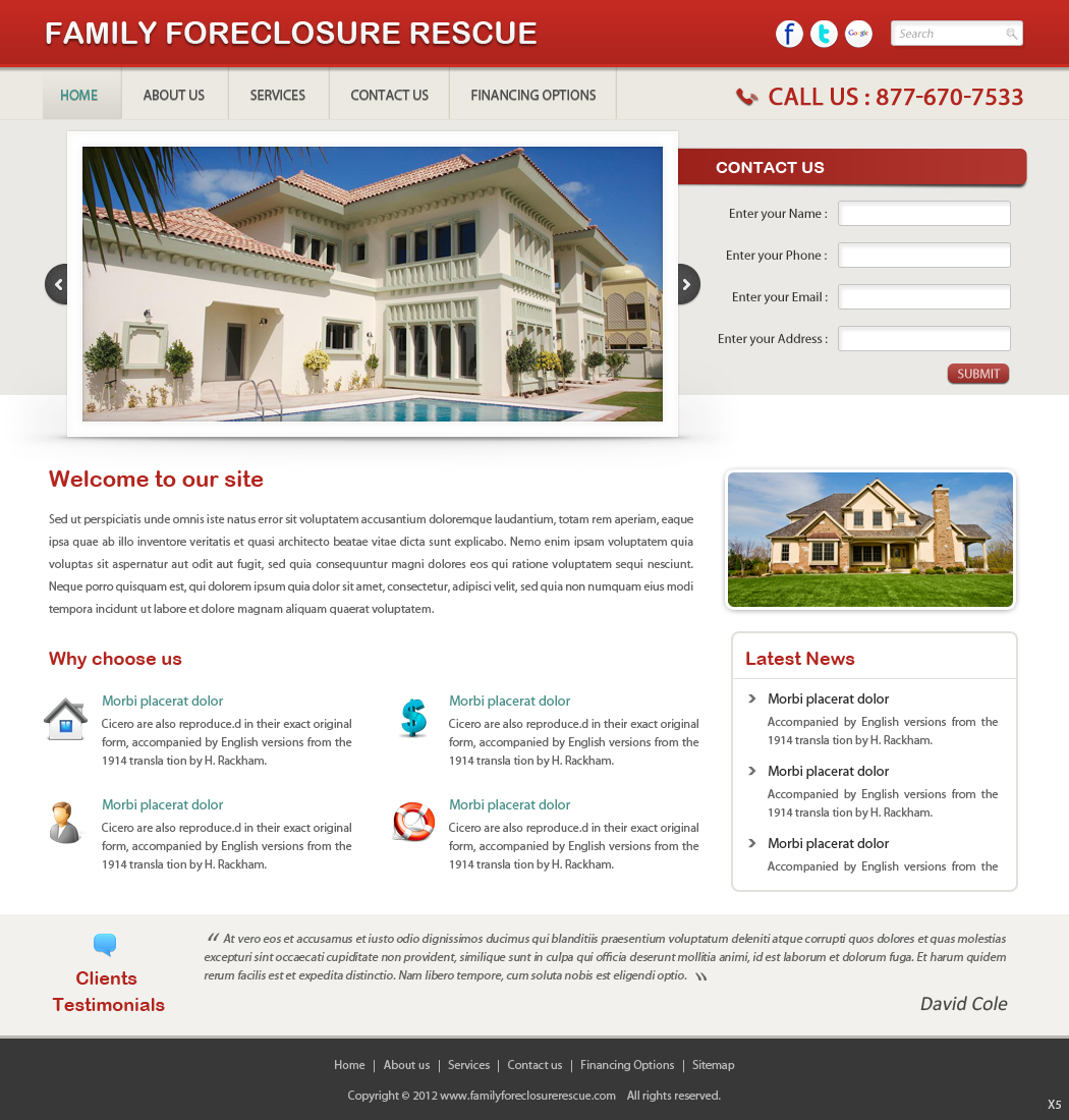 Web Design by pb for this project | Design #854695