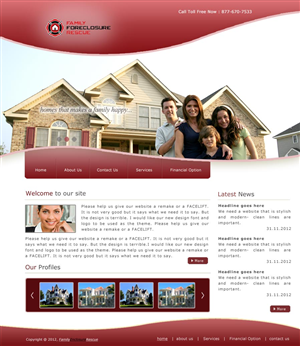 Web-Design von UniqueDesignz für dieses Projekt | Design: #903665