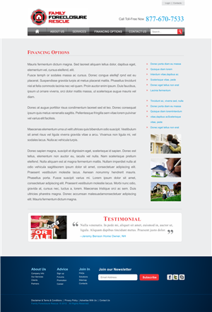 Web-Design von CreativeIyke für dieses Projekt | Design: #956764