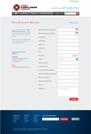 Web-Design von CreativeIyke für dieses Projekt | Design: #956765