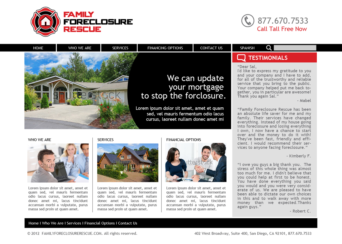 Web Design by tanya for this project | Design #894488