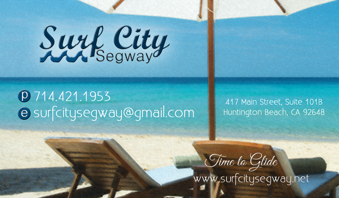 Business Card Design by Favorite Designs for Surf City Segway | Design #3448363