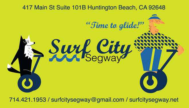 Business Card Design by DesignObento for Surf City Segway | Design #3453462