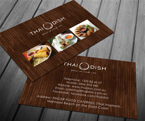 Business Card Design by Sarah Haroon for Thai Dish | Design: #3449636